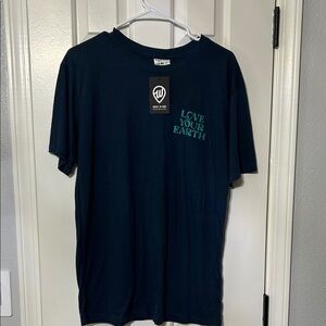 Women's Navy Blue 'Love Your Earth' T-Shirt